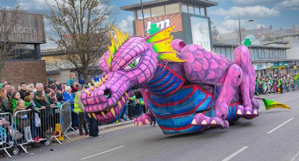 St Patrick's Day parade by John Hutton